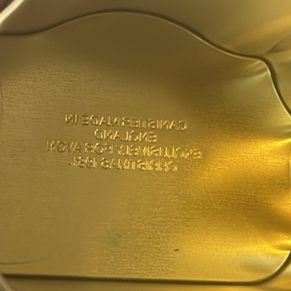 Vintage Avon Canister Holiday decorative collectors item 1981 Made in England OS - Picture 12 of 16